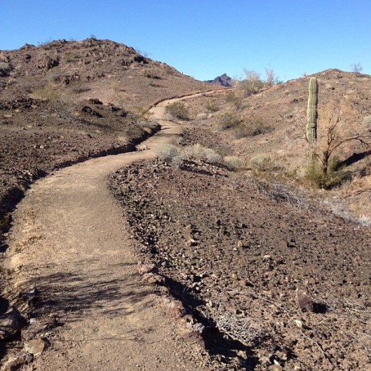 It's the appeal of the unknown, right over that hill.